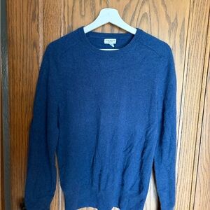 Club Monaco Women's Blue Cashmere Sweater